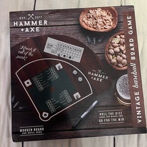 Hammer + Axe Vintage Baseball Wooden Board Game